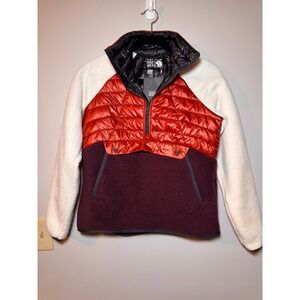 Mountain Hardwear Altius Hybrid Pullover Jacket Orange White Purple OL7762